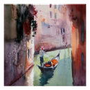 Suche nach gondoliere poster Venedig