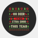 Suche nach christmas deer aufkleber Schnee