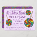 Suche nach lollipop einladungen Dusche