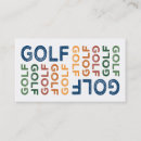 Suche nach golfspieler visitenkarten Golfer