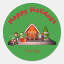 Suche nach niedliches haus aufkleber Weihnachten