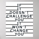 Suche nach herausforderung poster Positiv
