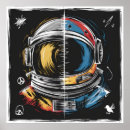 Suche nach astronaut poster Weltraumkunst