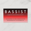 Suche nach bassist visitenkarten Gitarrist