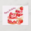 Suche nach erdbeerkuchen postkarten Geburtstag