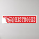 Suche nach restrooms poster Toilettenschild