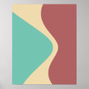 Suche nach grün und braun poster Modern