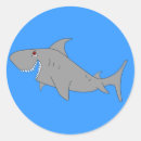 Suche nach haifisch cartoon aufkleber Ozean