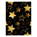 Suche nach goldene sterne poster Schwarz
