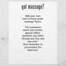 Suche nach massagetherapie flyer Kunde