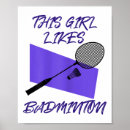 Suche nach shuttlecock poster Badminton
