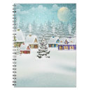 Suche nach schneebedeckte szene kleine notizbücher Hütte