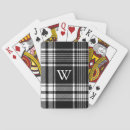 Suche nach tartan kariert spielkarten Monogramm