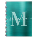 Suche nach aqua kleine notizbücher Monogramm