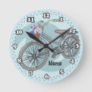 Suche nach blaues fahrrad wanduhren Retro