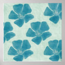 Suche nach türkis blumen poster Aqua