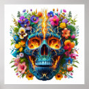 Suche nach blumenschädel poster Für alle