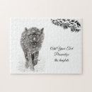 Suche nach der schnee puzzle Wolf