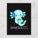 Suche nach axolotl postkarten Gamer