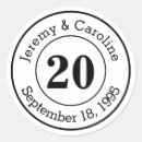 Suche nach 20 hochzeitstag aufkleber Verheiratet