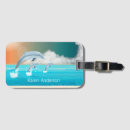 Suche nach delphine gepäckanhänger Ozean