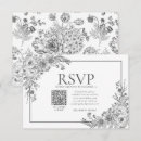 Suche nach weiße blume rsvp karten Braut