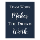 Suche nach teamwork poster Blau