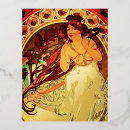 Suche nach alphonse mucha postkarten Gold