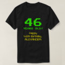 Suche nach 46 geburtstag tshirts 46 jahre alt