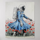 Suche nach blaues kleid poster Blume