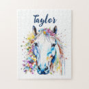 Suche nach weißes pferd puzzle Tiere