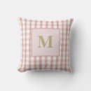 Suche nach rosa und gold kissen Monogramm
