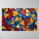 Suche nach gelbe dreiecke poster Modern