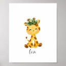Suche nach giraffe kinderzimmer poster Safari