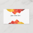 Suche nach herbstlaub visitenkarten Baum