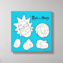 Suche nach lustiges gesicht leinwandbilder Rick und morty
