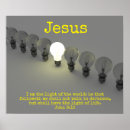 Suche nach licht und dunkelheit poster Jesus