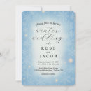 Suche nach winter wonderland wedding einladungen Blau
