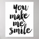 Suche nach lächeln poster Aquarell