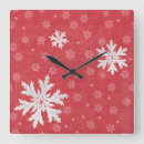 Suche nach schneeflocken wanduhren Weihnachten