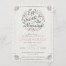 Suche nach essen sie getränk ist verheiratet einladungen Braut