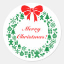 Suche nach glückliche feiertage aufkleber Kranz