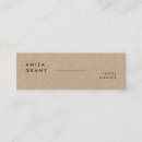 Suche nach mini visitenkarten Minimal