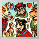 Suche nach retro hunde poster Welpen