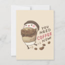 Suche nach kawaii kaffee postkarten Kaffeeliebhaber