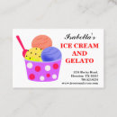 Suche nach gelato visitenkarten Süß