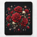 Suche nach schädel und rosen mousepads Skelett