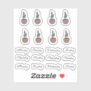 Suche nach wochentage aufkleber Pflanze