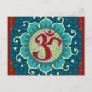 Suche nach om symbol postkarten Blau