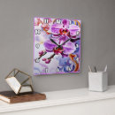 Suche nach rosa orchideen wanduhren Für alle